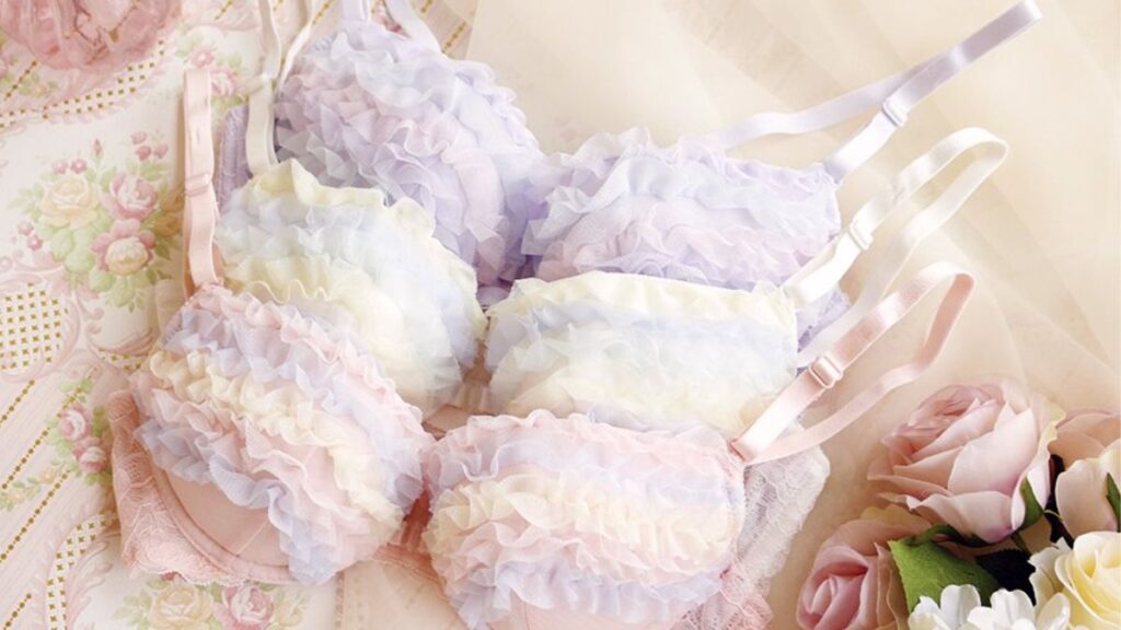 可愛いナイトブラの画像