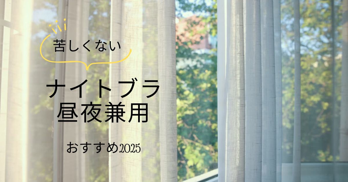 ナイトブラ昼夜兼用おすすめ2025