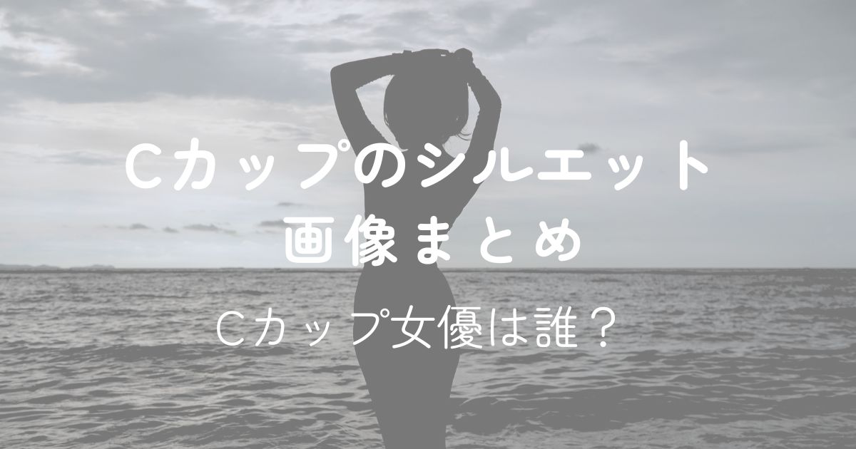 Cカップのシルエット