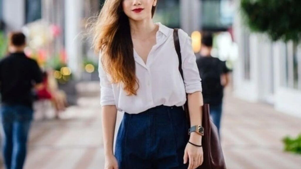 おしゃれな女性の画像